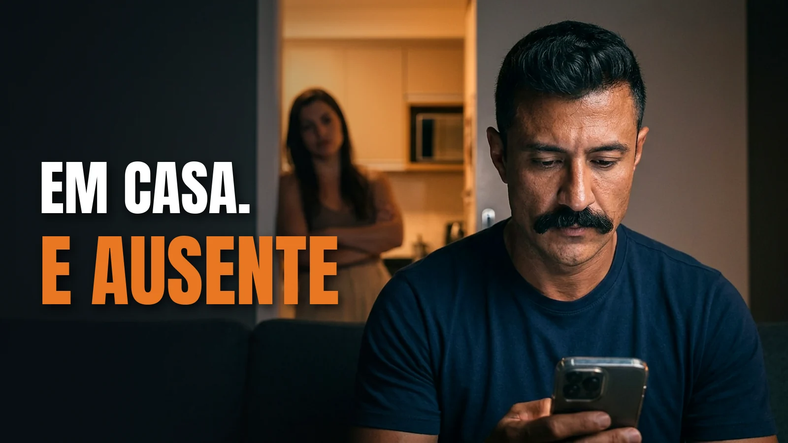 O homem que sumiu de dentro de casa: presença, não perfeição