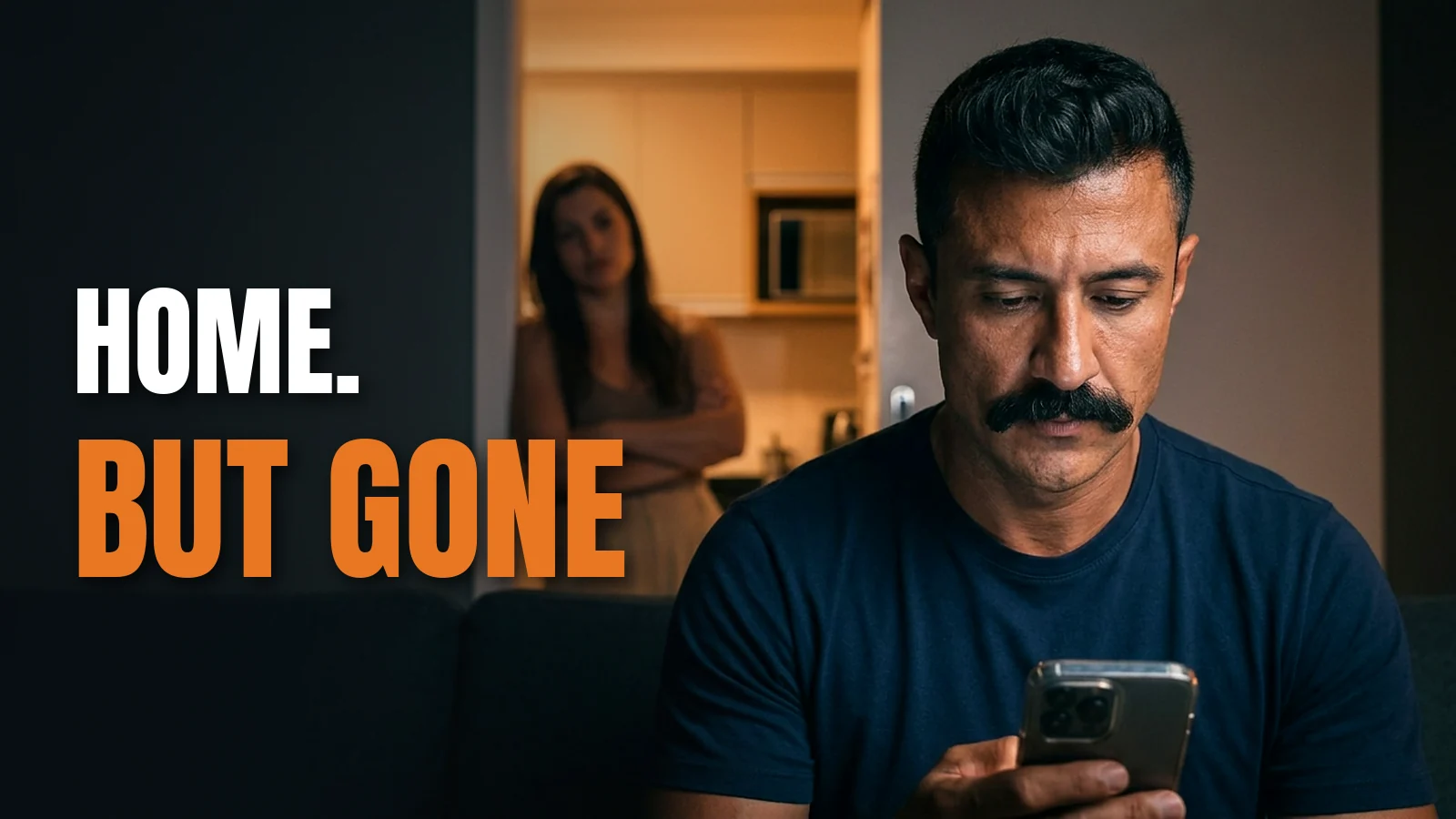 The husband who disappeared inside his own home: presence, not perfection